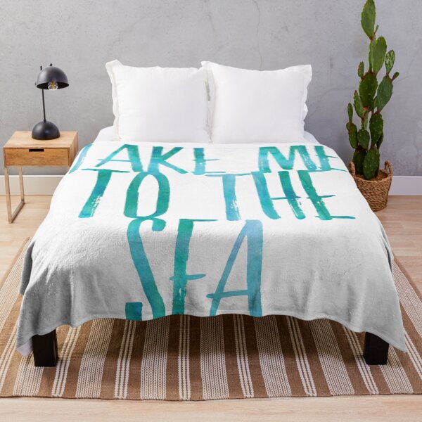 Item preview, Inspirational beach quote in beautiful watercolor designed and sold by SilverSpiral.