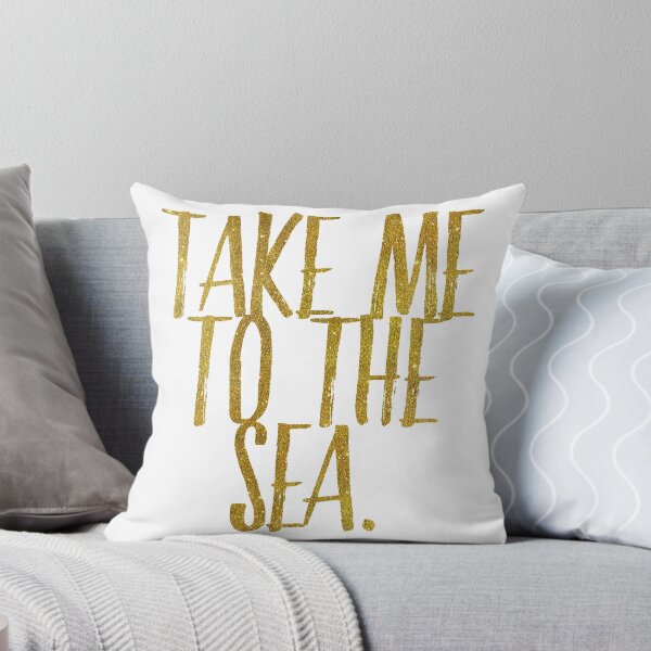 Item preview, Beautiful watercolor inspired beach quote designed and sold by SilverSpiral.