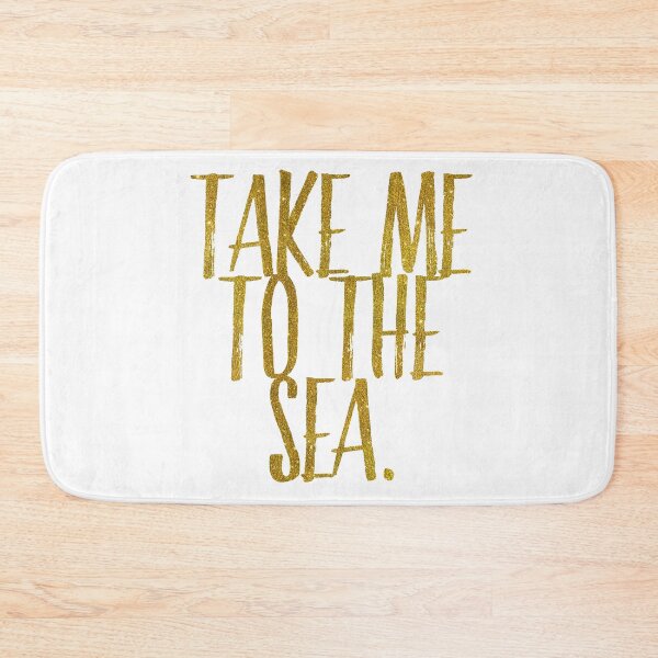 Item preview, Beautiful watercolor inspired beach quote designed and sold by SilverSpiral.