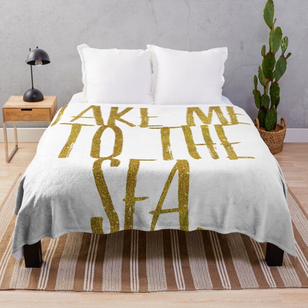Item preview, Beautiful watercolor inspired beach quote designed and sold by SilverSpiral.