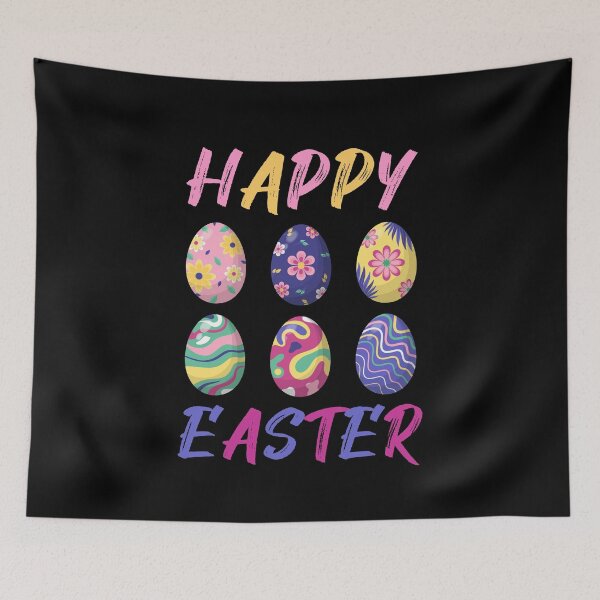 Item preview, Happy Easter Day, Colored Eggs designed and sold by ZaydounStark.