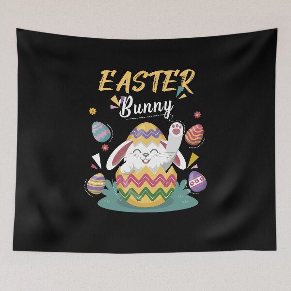 Item preview, Happy Easter Day, Easter Bunny Egg designed and sold by ZaydounStark.