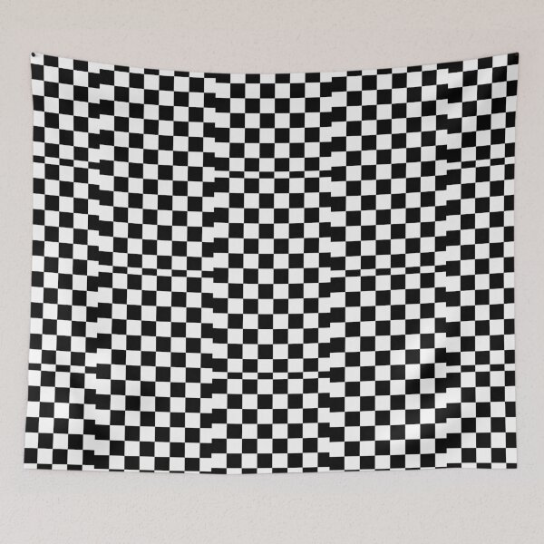 Item preview, Checkered - Black and White Checkerboard designed and sold by Moxie-POD-Shop.