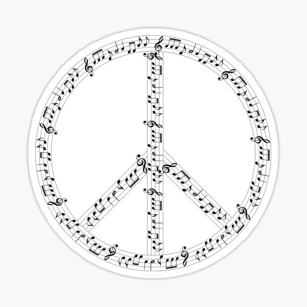 Copie de Copie de vw bus peace & love Sticker