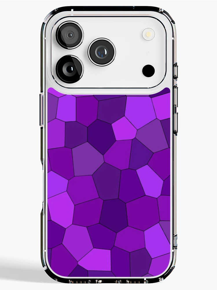 Thumbnail 1 of 5, iPhone Case, Purple Color Pattern designed and sold by MagicSpread.