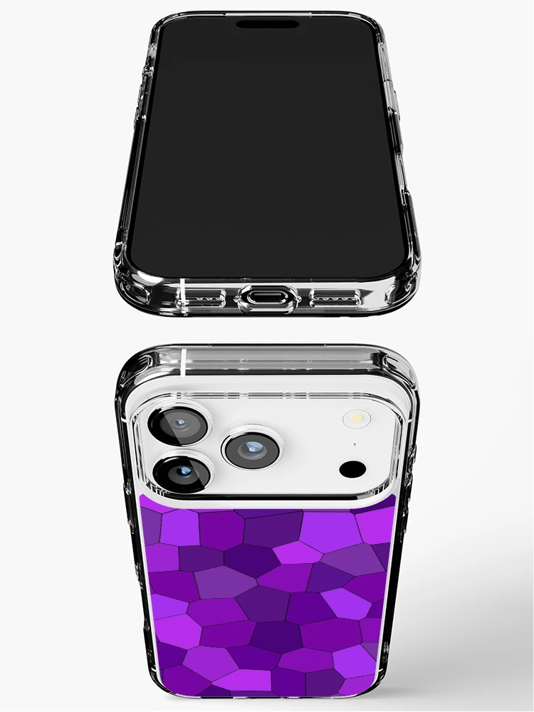 Thumbnail 3 of 5, iPhone Case, Purple Color Pattern designed and sold by MagicSpread.