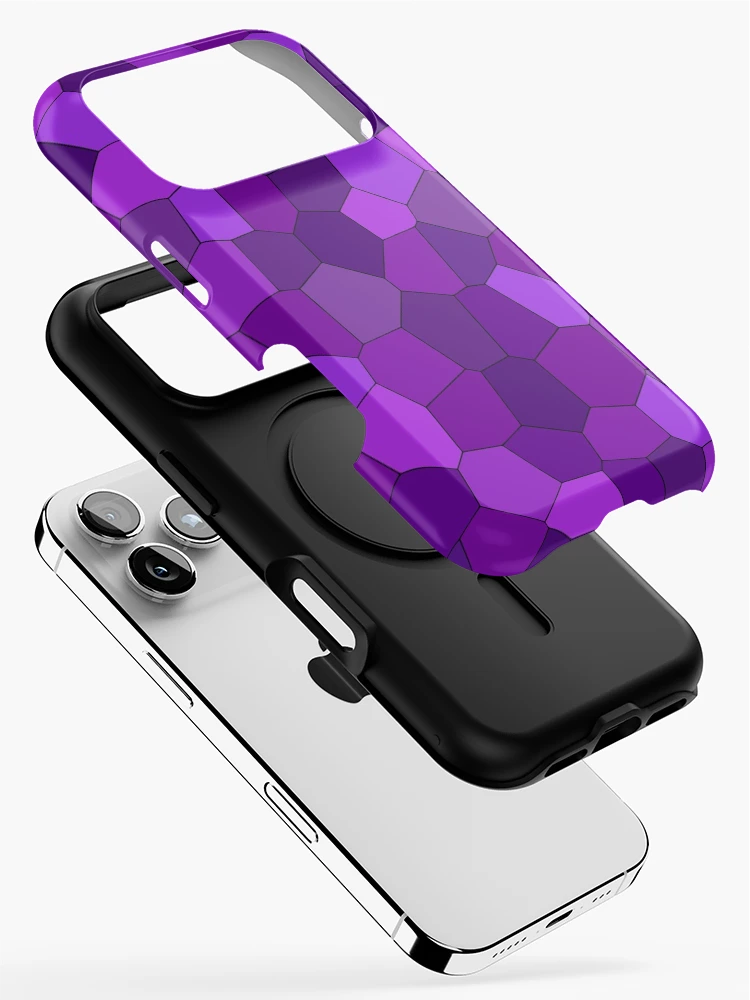 Thumbnail 2 of 4, iPhone Case, Purple Color Pattern designed and sold by MagicSpread.