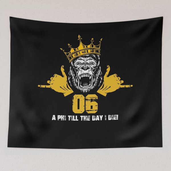 Item preview, Mens Alpha 1906 Gorilla Hand Sign Phi Alpha Crown designed and sold by suppershirts.
