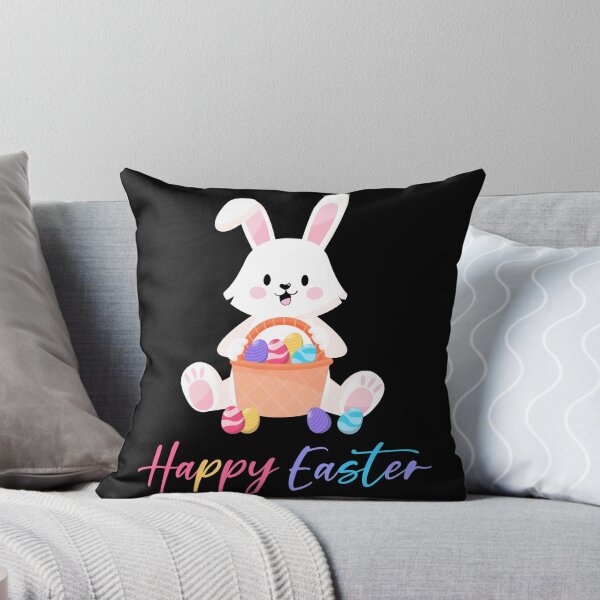Item preview, Feliz día de pascua, huevo de conejito de pascua designed and sold by ZaydounStark.