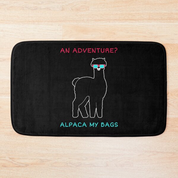 Item preview, Alpaca Pun Travel Vacation Adventure Quote designed and sold by sillyquestions.