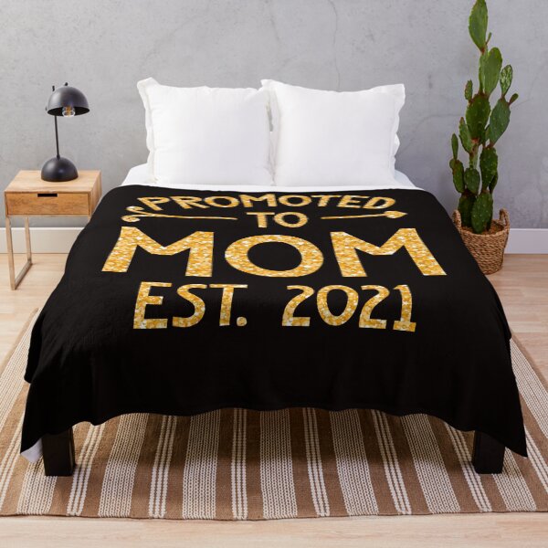 Item preview, Promoted To Mom Est 2021 Funny Mothers Day designed and sold by BiancaMoss51.