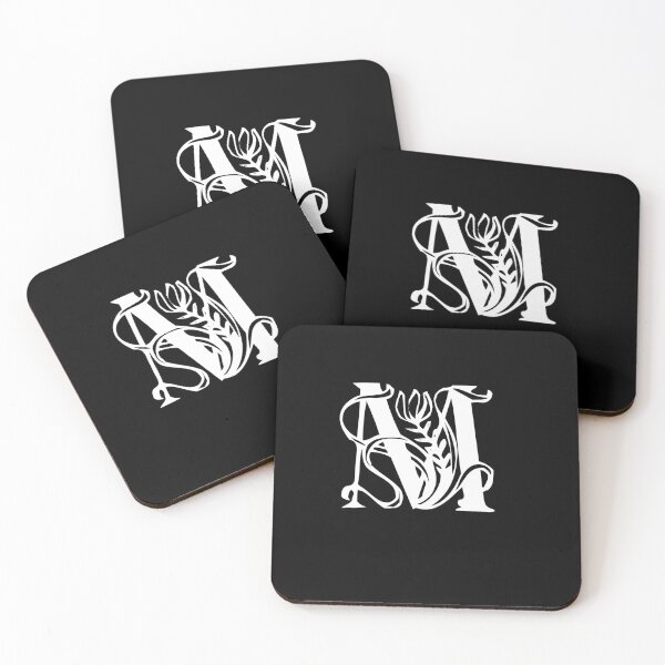 Item preview, Floral letter M designed and sold by DarkArtStudio.