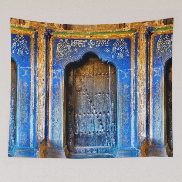 Item preview, Beautiful old door in Negades - Zagori, Greece designed and sold by Hercules Milas.