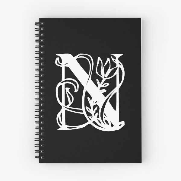 Item preview, Floral letter N designed and sold by DarkArtStudio.