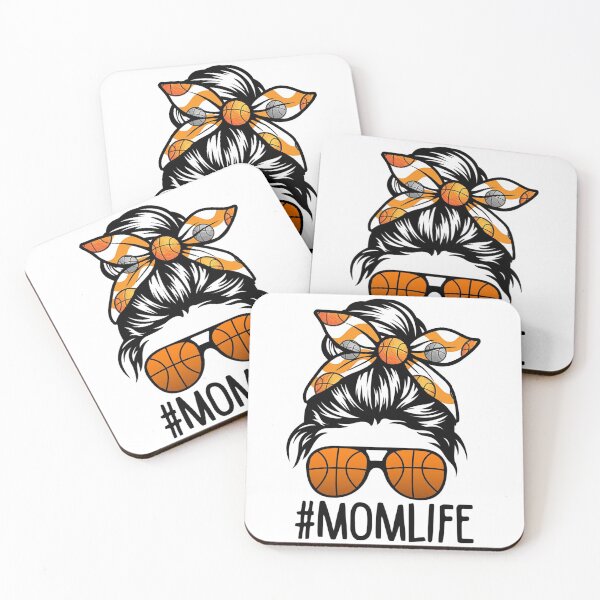Item preview, Mom Life Basketball Mothers Day Messy Bun designed and sold by BiancaMoss51.
