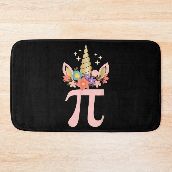 Aperçu de l'œuvre Mignon Licorne Face Pi Day Shirt Filles Femmes Math Geek créée et vendue par BrucesAlexander.