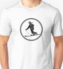 Womens Telemark Skiing Unisex T-Shirt