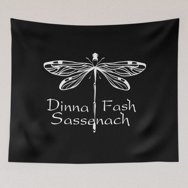 Item preview, Dragonfly Dinna Fash Sassenach designed and sold by WildJohnson.