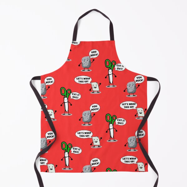Item preview, Kawaii Cartoon Rock Paper Scissors (roshambo) designed and sold by Happy Puppy Print On Demand.