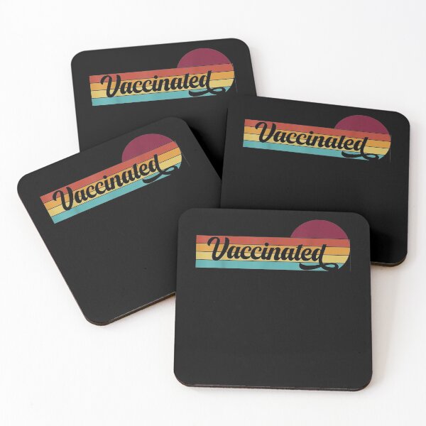 Item preview, Vaccinated Retro Sunset Pro Vaccination Immunization designed and sold by markknotts.