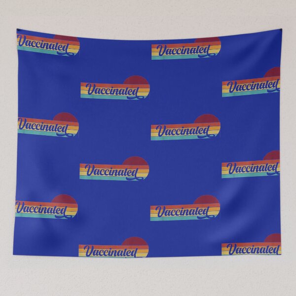 Item preview, Vaccinated Retro Sunset Pro Vaccination Immunization designed and sold by markknotts.