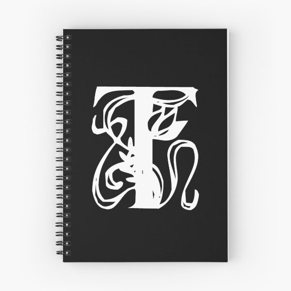 Item preview, Floral letter T designed and sold by DarkArtStudio.