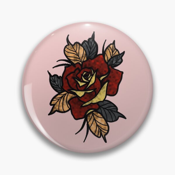 Item preview, Pixel rose designed and sold by moyaroba.