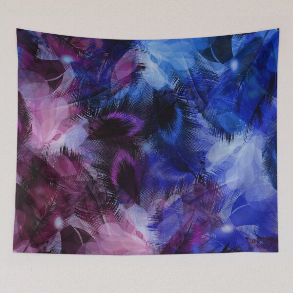 Item preview, Blue and Purple Peacock Feather Pattern designed and sold by SoccaTamam.