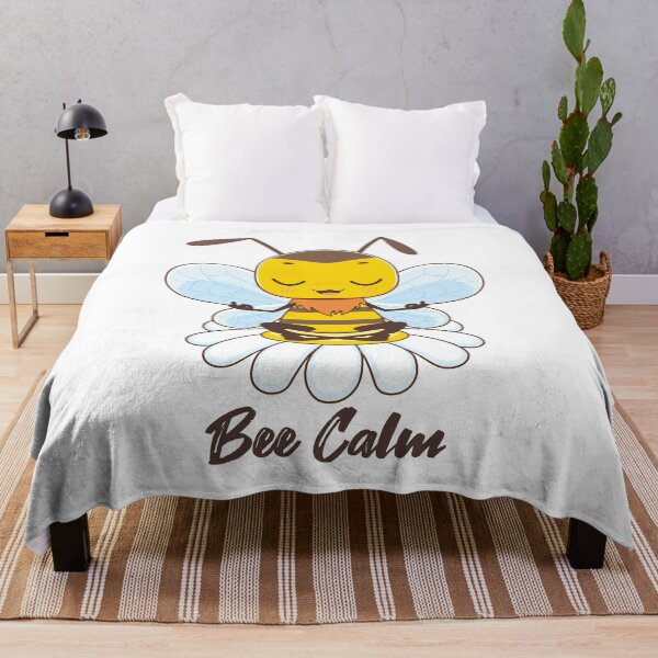 Item preview, Bee calm pun designed and sold by GazingNeko.