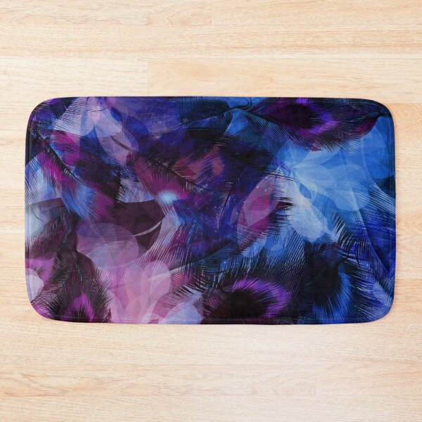 Item preview, Blue and Purple Peacock Feather Pattern designed and sold by SoccaTamam.