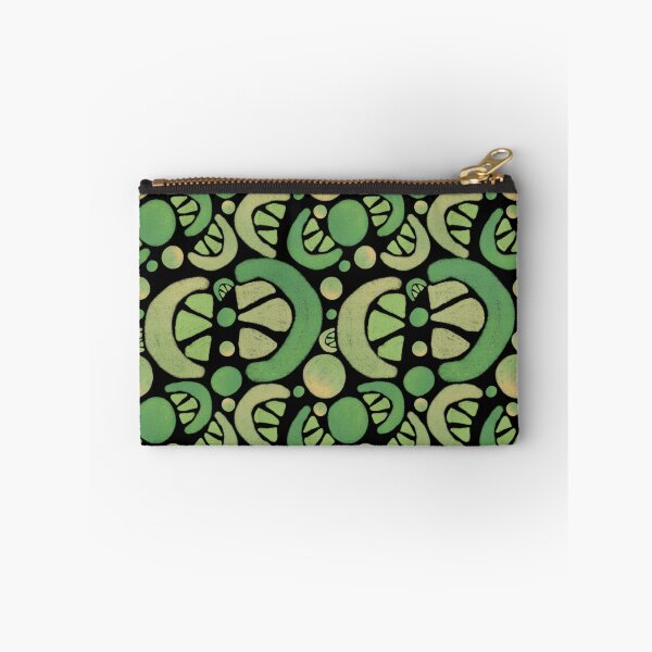 Item preview, Green Orange Fruit Pattern on Black designed and sold by OneLook.
