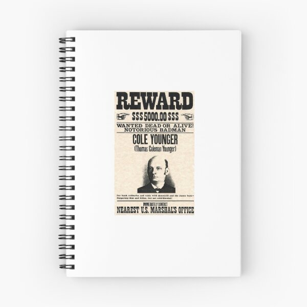 Item preview, Wanted Cole Younger designed and sold by Lawrence Baird.