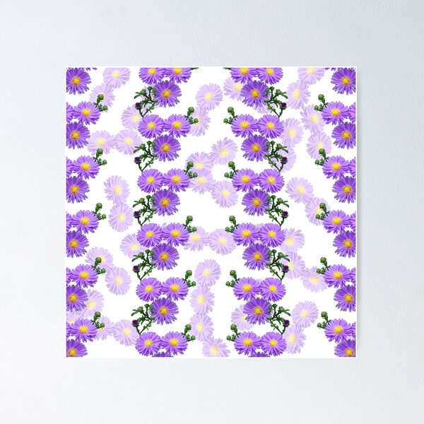 Item preview, Purple Flower Pattern designed and sold by Sparks-A.