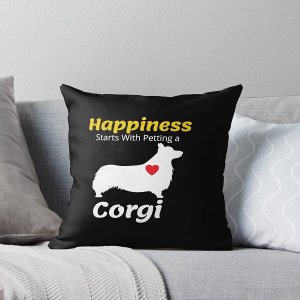 Item preview, Happiness Starts With Petting a Corgi designed and sold by Mesti.
