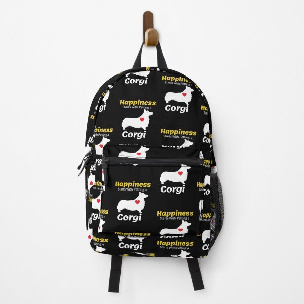 Item preview, Happiness Starts With Petting a Corgi designed and sold by Mesti.