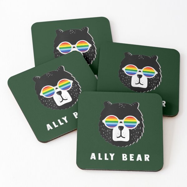 Item preview, Gay Pride Flag Bear LGBT Ally Retro designed and sold by OwenKennedy.