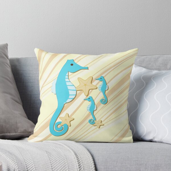 Item preview, Blue Seahorses Graphic Art designed and sold by Alondra.