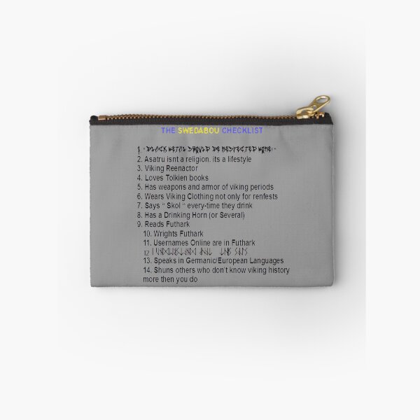 Item preview, Swedabou Checklist designed and sold by jakersvelmax.