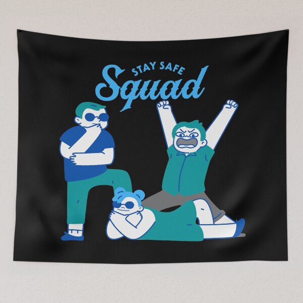 Item preview, Stay Safe Squad designed and sold by Nathalie Aynié.