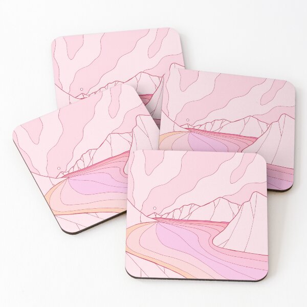 Item preview, The calm pink river designed and sold by Swadeillustrations.