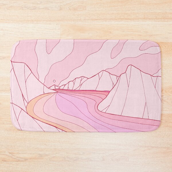 Item preview, The calm pink river designed and sold by Swadeillustrations.