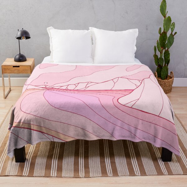 Item preview, The calm pink river designed and sold by Swadeillustrations.