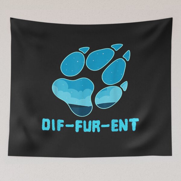 Item preview, Furry DifFurEnt Wolf Dog Paw designed and sold by perimitoous.