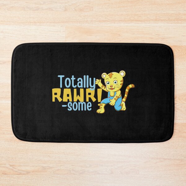 Item preview, Totally Rawrsome Orange and Blue Tiger Design designed and sold by SweetAndSpice.