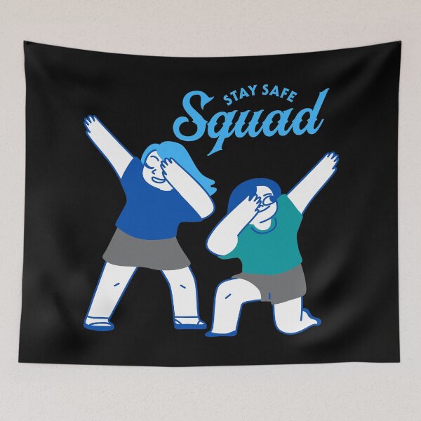 Item preview, Stay Safe Squad designed and sold by Nathalie Aynié.