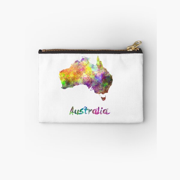 Item preview, Australia map in watercolor designed and sold by paulrommer.