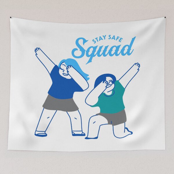 Item preview, Stay Safe Squad designed and sold by Nathalie Aynié.