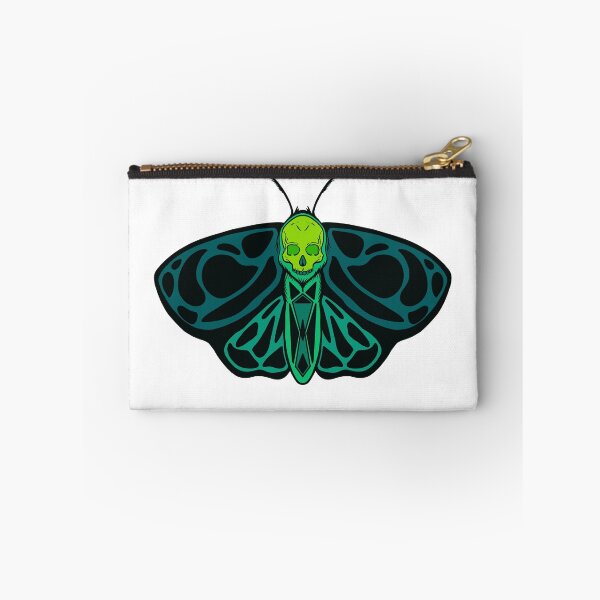 Item preview, Goth Moth skull art  designed and sold by Stam Aviram.