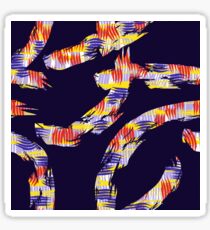abstract brush Sticker