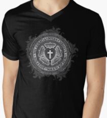 Luther Rose Christian Luther Seal Men's V-Neck T-Shirt